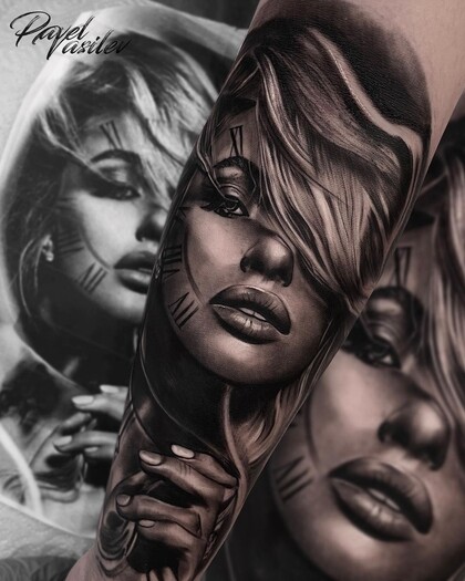 Тату эскиз #49502 Тату мастер Pavel Vasilev