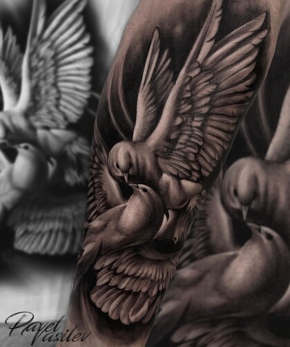 Тату эскиз #49506 Тату мастер Pavel Vasilev