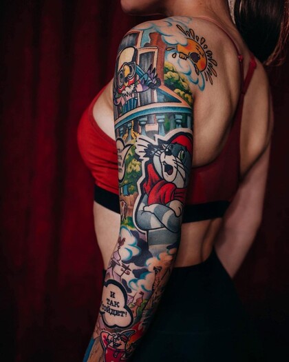 Тату эскиз #49518 Тату мастер Dmitriy Hirurg