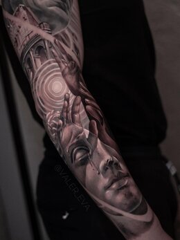 Surrealism tattoo