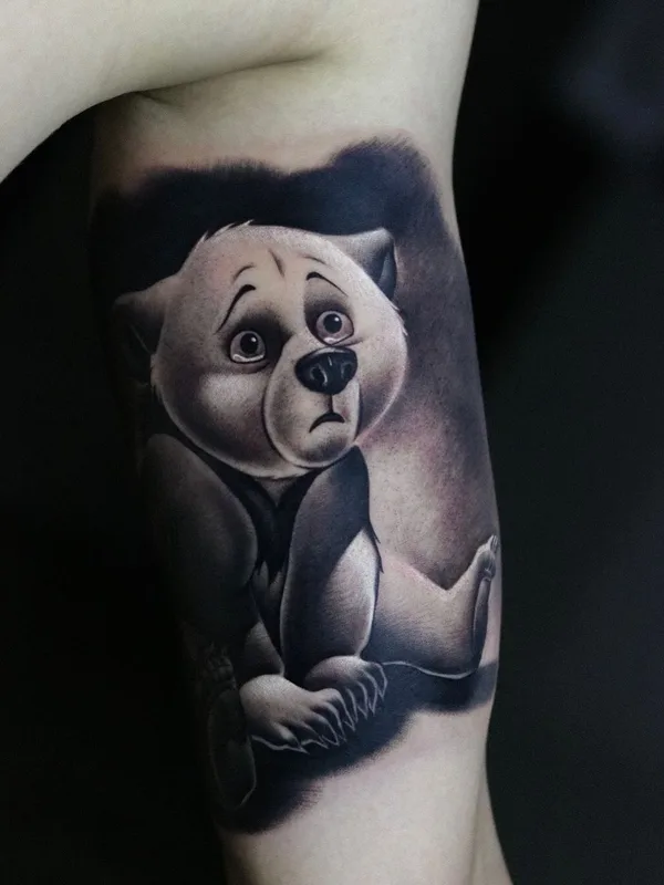 black and grey realism Tatuaggio su forearm #61155 | Tatuatore deuce_dxb
