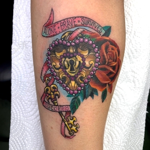 женская Цветная  татуировка на предплечье #61186 | Тату мастер Demunik Tattoo Artist Philippines