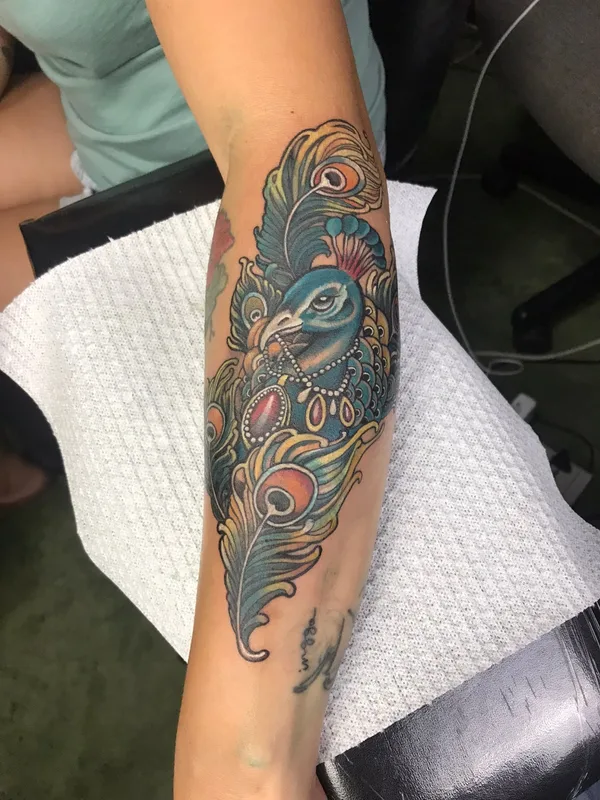 female color neo traditional татуировка на forearm #61191 | Тату мастер Demunik Tattoo Artist Philippines