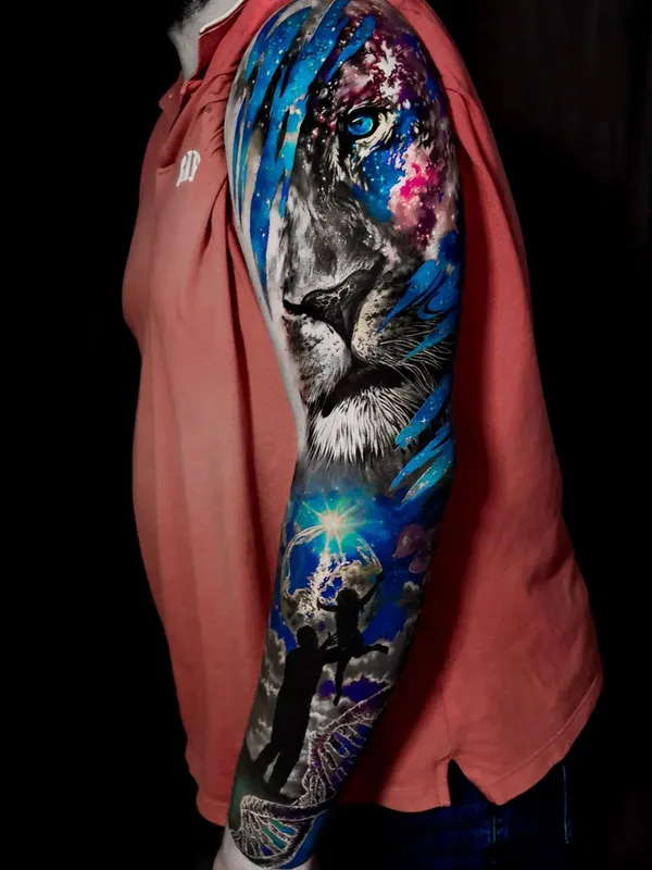 color realism 纹身 在 full sleeve #61287 | 纹身师 Дарина Погребиская