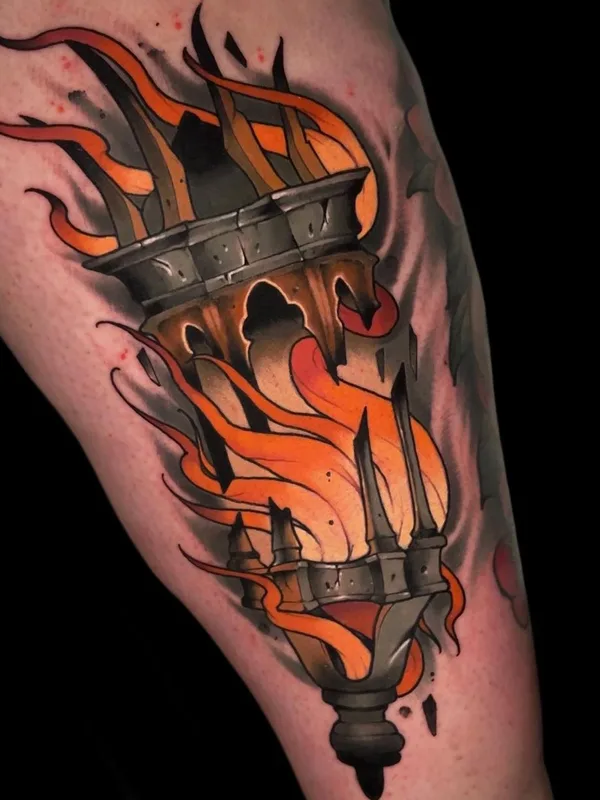 color neo traditional tattoo on forearm #61302 | Tattoo Artist andreytattooing
