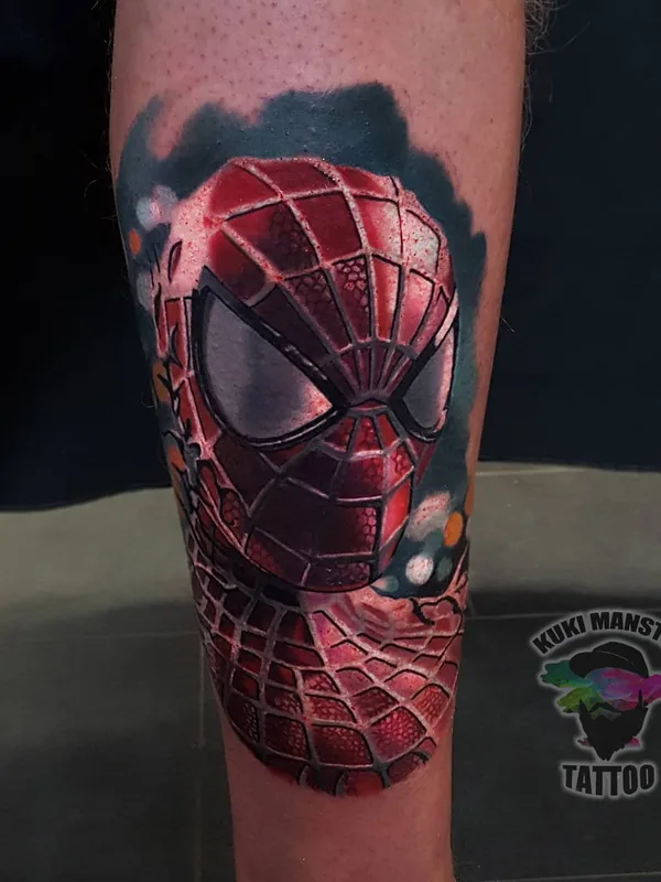 color realism 纹身 在 calf #61323 | 纹身师 kuki_manster