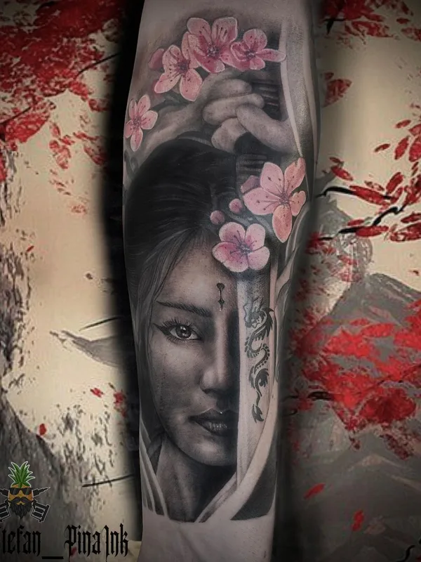 female color realism tattoo on forearm #61349 | Tattoo Artist Stefan Stojkovic