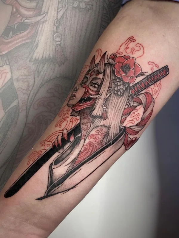 color japanese tatouage sur forearm #61464 | Artiste tatoueur kirill.k._tattoo