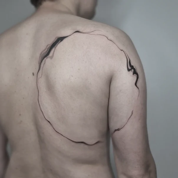 Abstract Abstract tattoo on Shoulder Blade