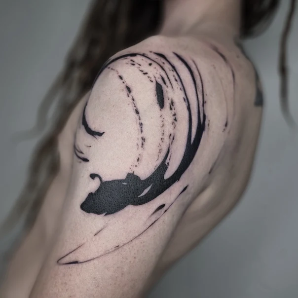 Abstract Abstract tattoo on Shoulder