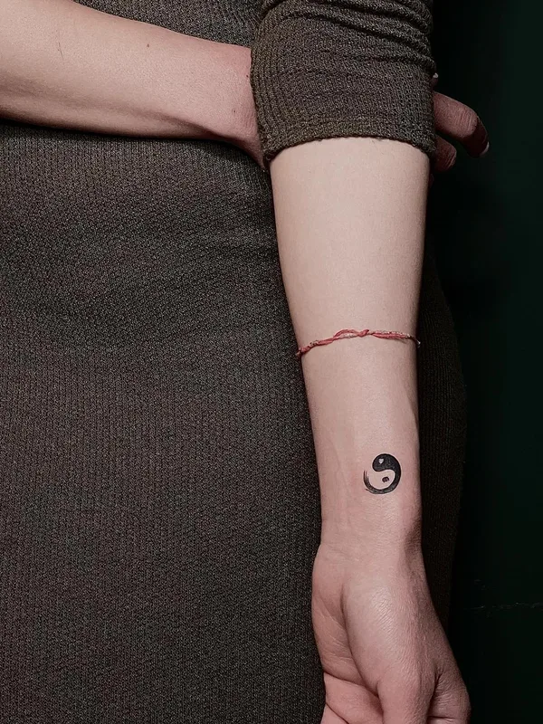 black minimalism tattoo on wrist #62691 | Tattoo Artist Gevorg Grigoryan