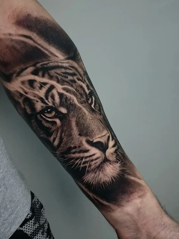 black and grey realism tattoo on forearm #62750 | Tattoo Artist Александр Подопригора