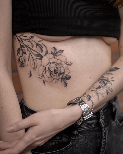 Тату эскиз # Тату мастер sveta_blackbird