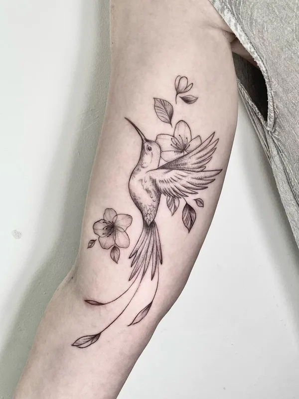 black and grey fineline Tatuagem em forearm #62783 | Tatuador inbal_tattoo