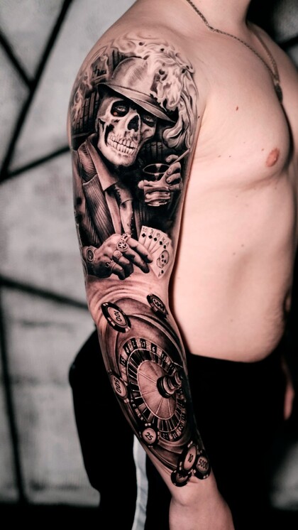 Тату эскиз #62995 Тату мастер Konstantin Kindyakov