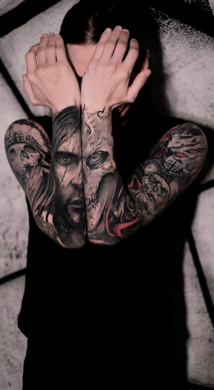 Тату эскиз #62993 Тату мастер Konstantin Kindyakov