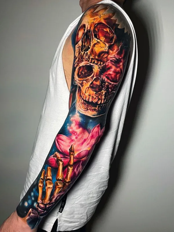 color realism Tatuagem em full sleeve #63253 | Tatuador Adrienn Kern