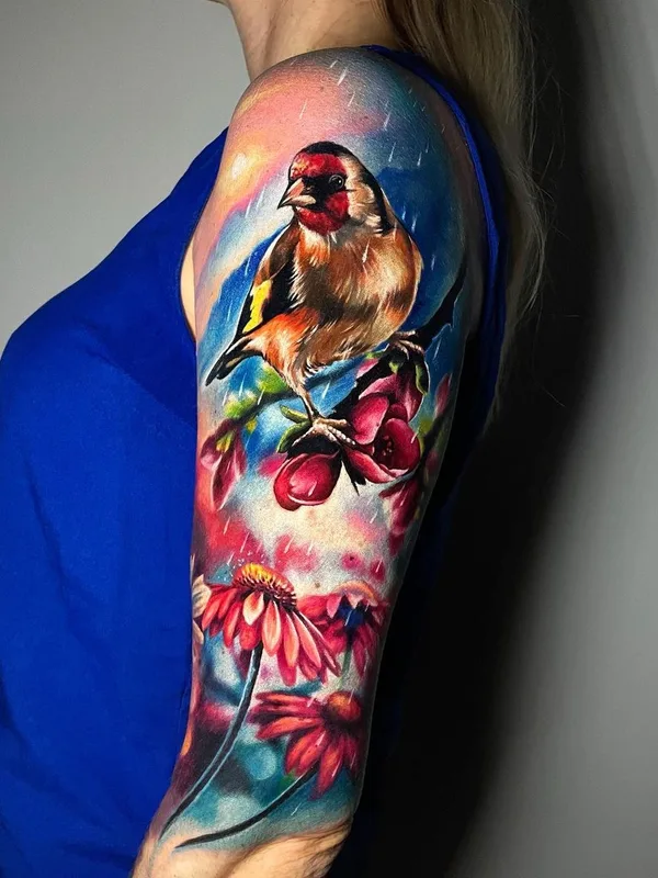 female color realism Tatuagem em full sleeve #63250 | Tatuador Adrienn Kern