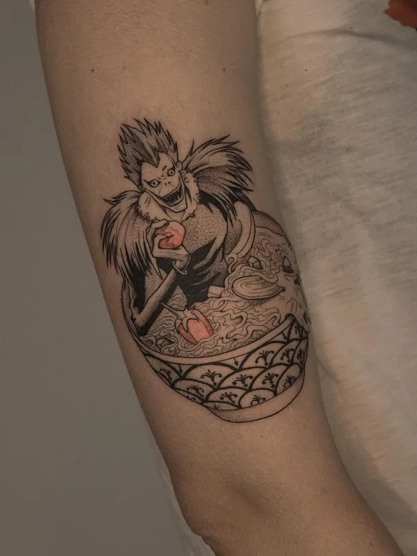 black and grey anime 타투 부위 forearm #63259 | 타투이스트 Andrey Dopinguin