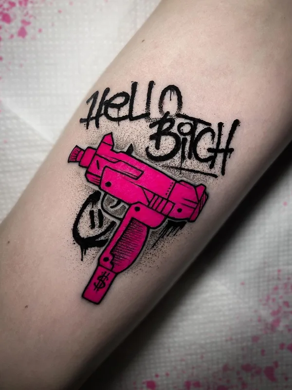 color graphic 纹身 在 forearm #63268 | 纹身师 Maksym Fedosov