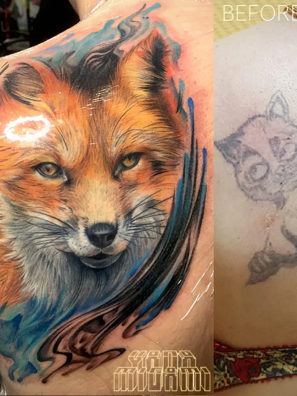 color realism tatuaje en shoulder blade #63405 | Tatuador Яна Мигами
