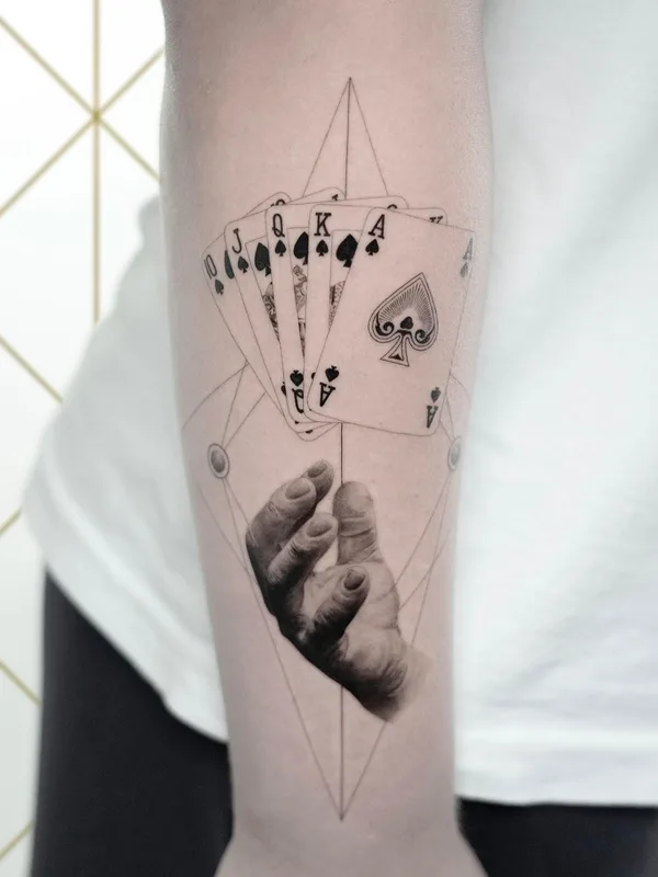 black and grey black and grey татуировка на forearm #63485 | Тату мастер monsieur.slow