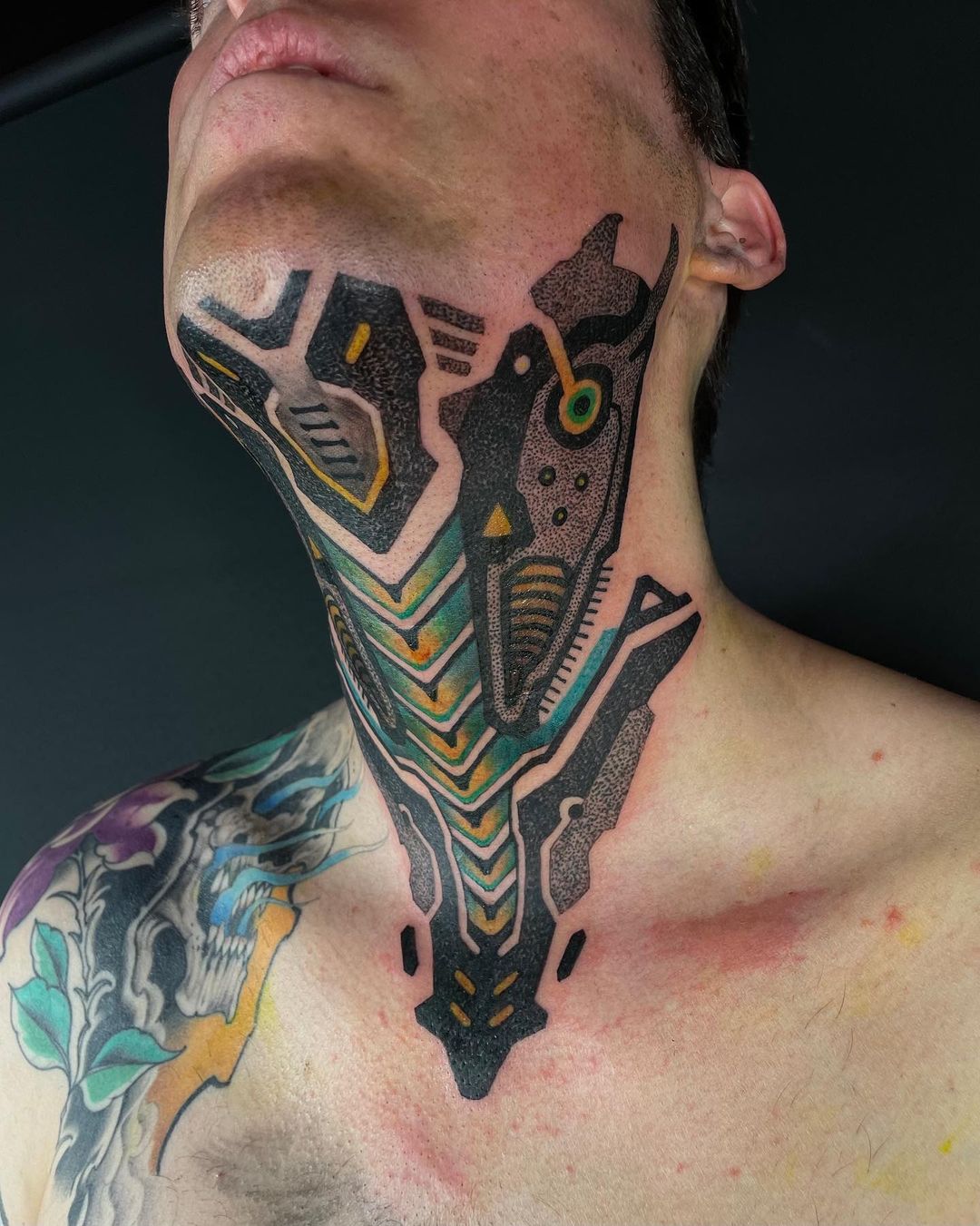 Cybernetic mechanic Wruce Bayne and his tattoo cyborgs! | iNKPPL