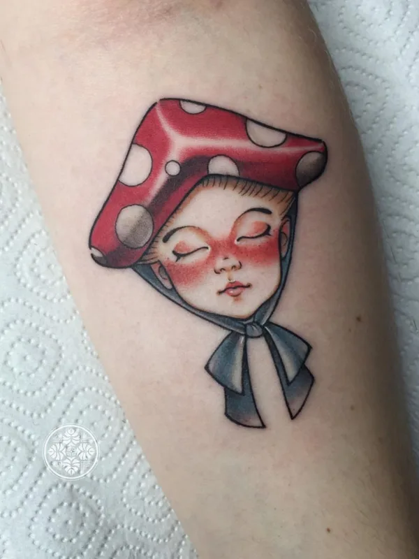 color neo traditional tattoo on forearm #63674 | Tattoo Artist Елизавета Мушинская