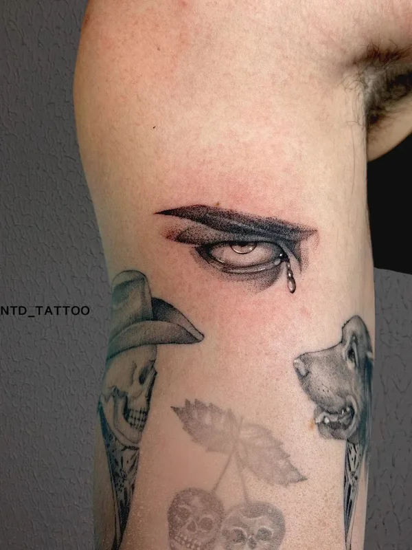 black and grey black and grey Tatuaggio su upper arm #63685 | Tatuatore ntd_tattoo