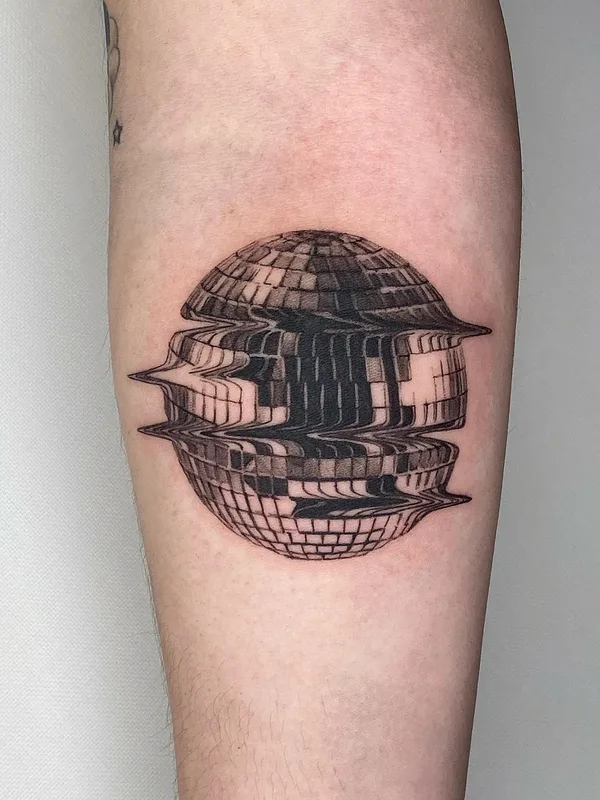 men black&gray microrealism, surrealism Tatuaggio su forearm #63777 | Tatuatore Camille @plantsnpokes