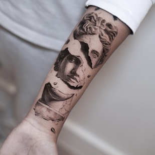 татуировка на предплечье #63826 | Тату мастер @claytattoos