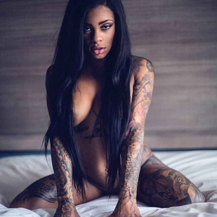 🔥 Горячие фото, портфолио модели  #7390 Тату модель Shawna Grenshaw