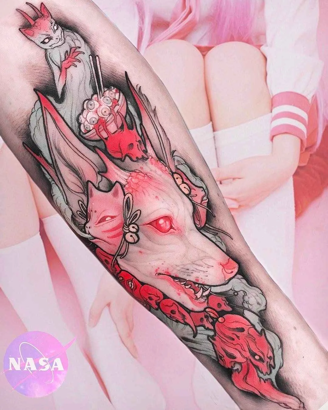 Tatuista Brando Chiesa tatuaggi non tradizionali | Artista del tatuaggio Brando Chiesa neo tradizionale