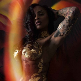 🔥 Горячие фото, портфолио модели  #7417 Тату модель Shawna Grenshaw