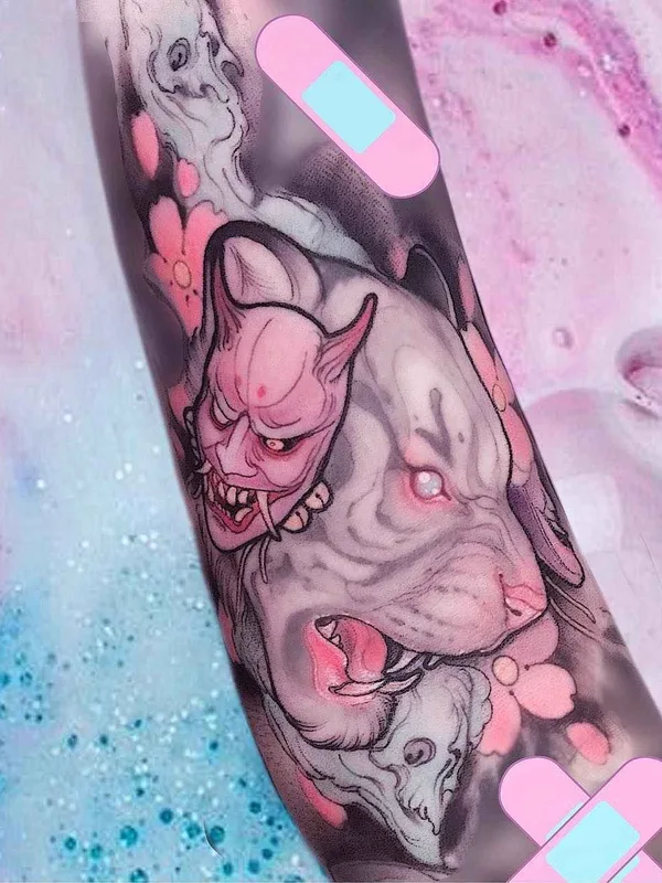 color japanese 纹身 在 forearm #7160 | 纹身师 Brando Chiesa