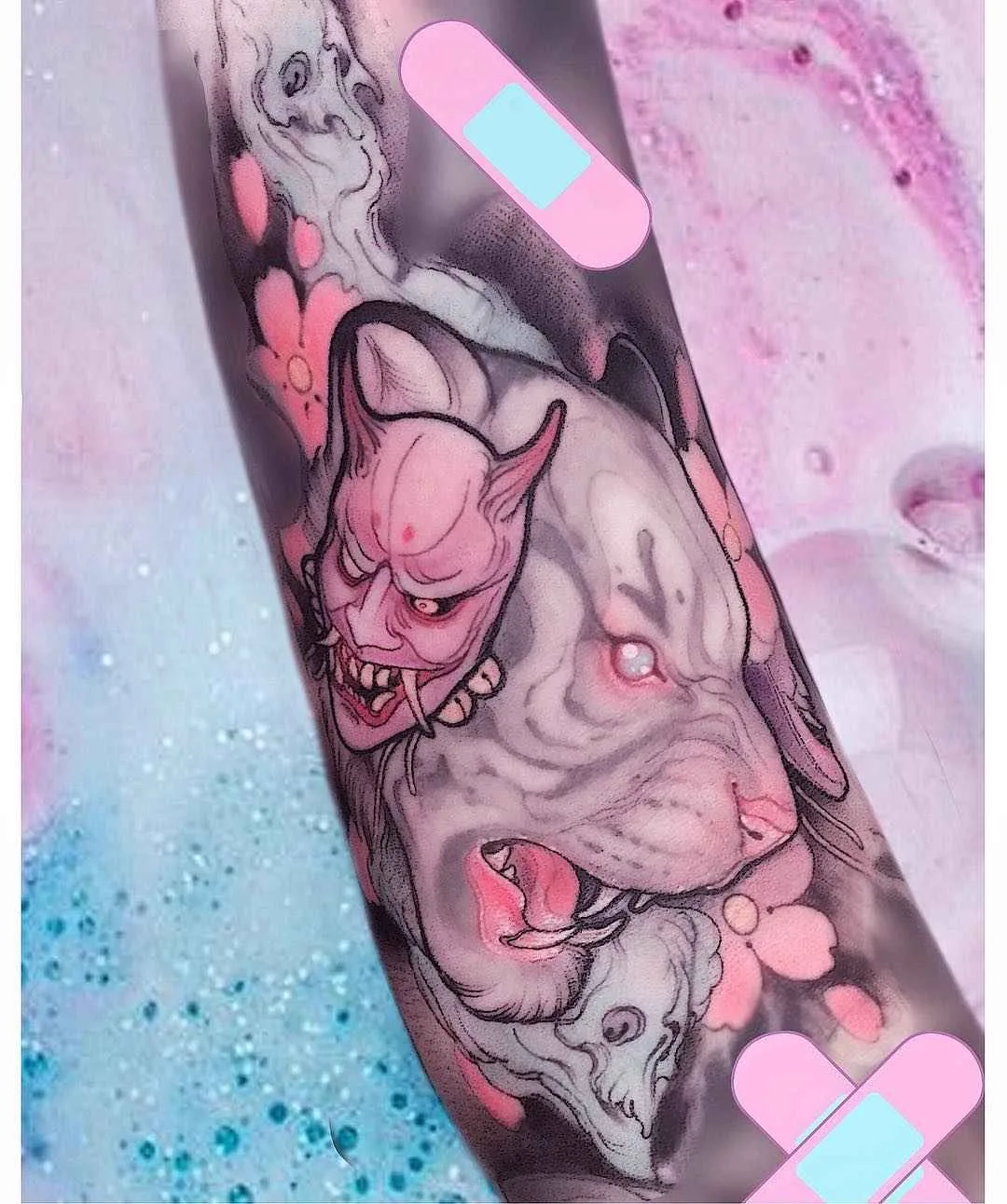 Tatuista Brando Chiesa tatuaggi non tradizionali | Artista del tatuaggio Brando Chiesa neo tradizionale
