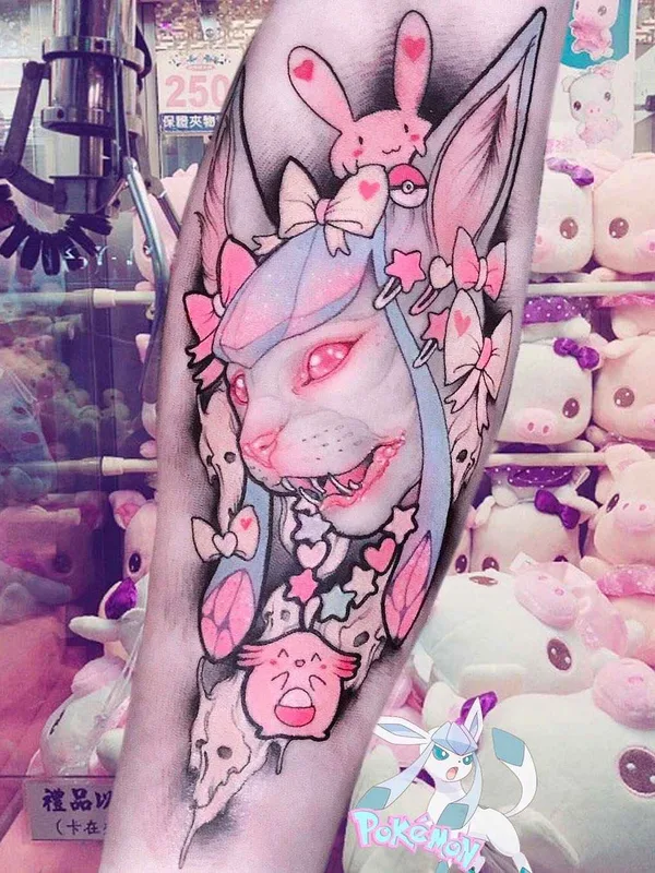 color anime 纹身 在 forearm #7166 | 纹身师 Brando Chiesa