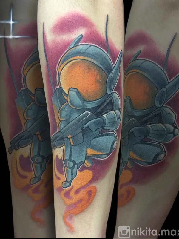 color cartoon Tatuaggio su forearm #7732 | Tatuatore Никита Максимов