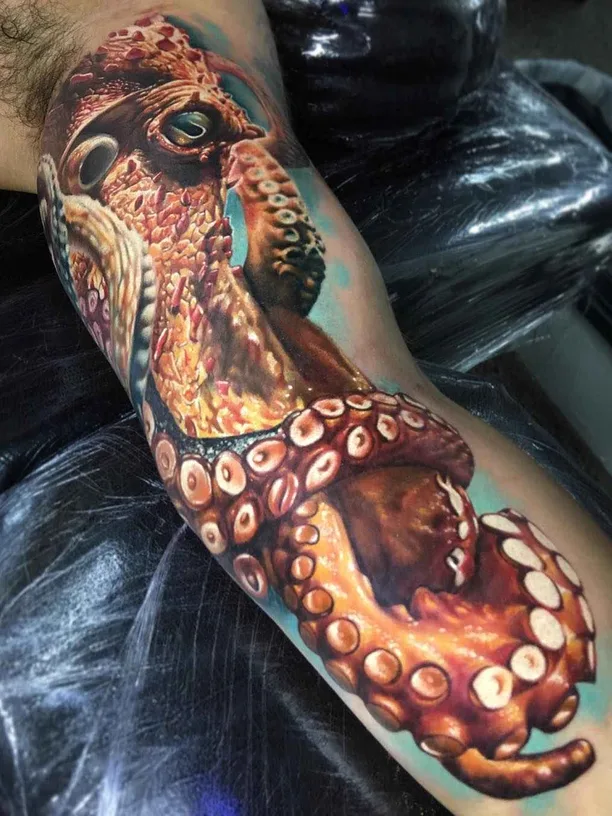Octopus Tattoo Meaning: Intelligence, Adaptability & Ocean Mystery