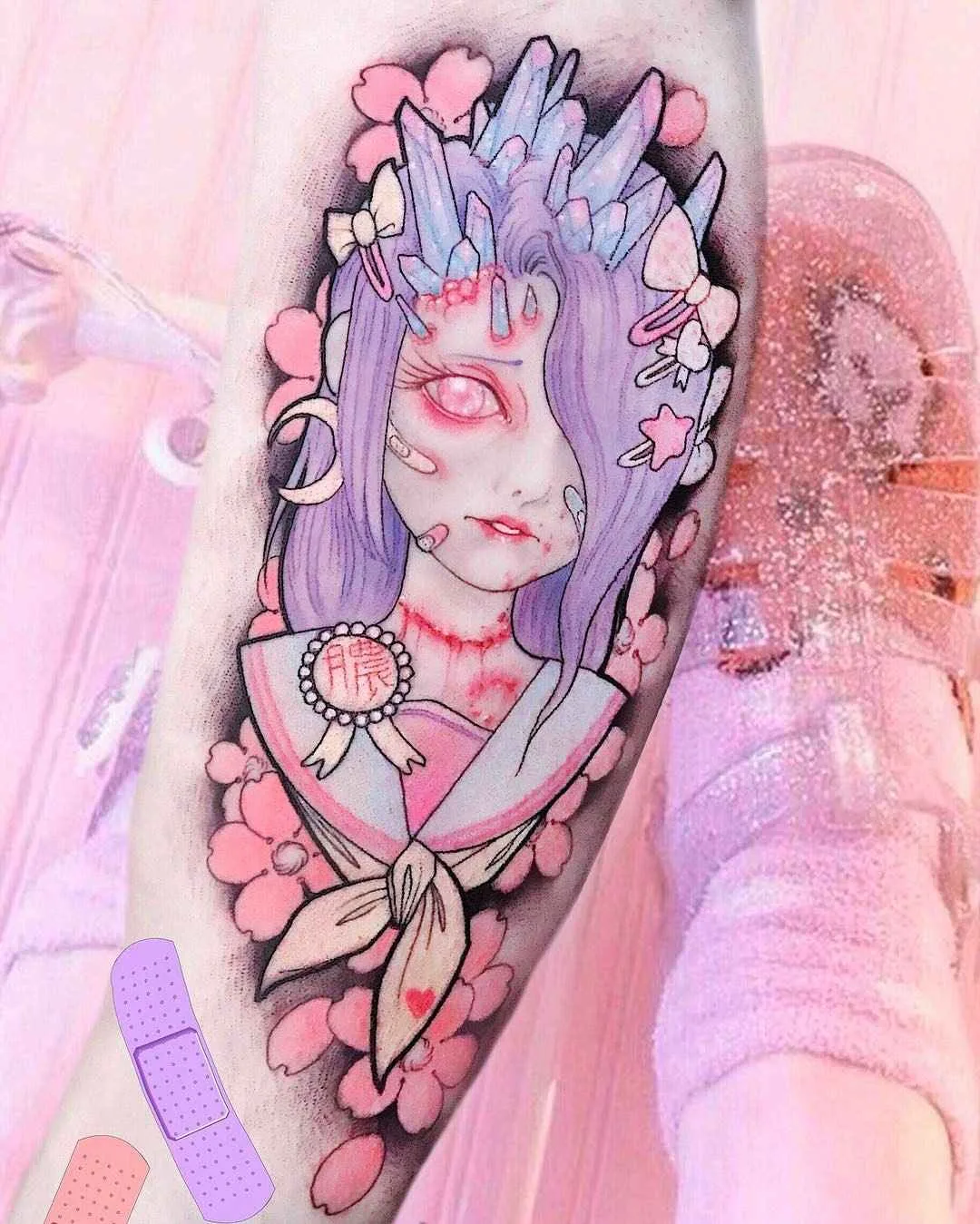 Tatuista Brando Chiesa tatuaggi non tradizionali | Artista del tatuaggio Brando Chiesa neo tradizionale