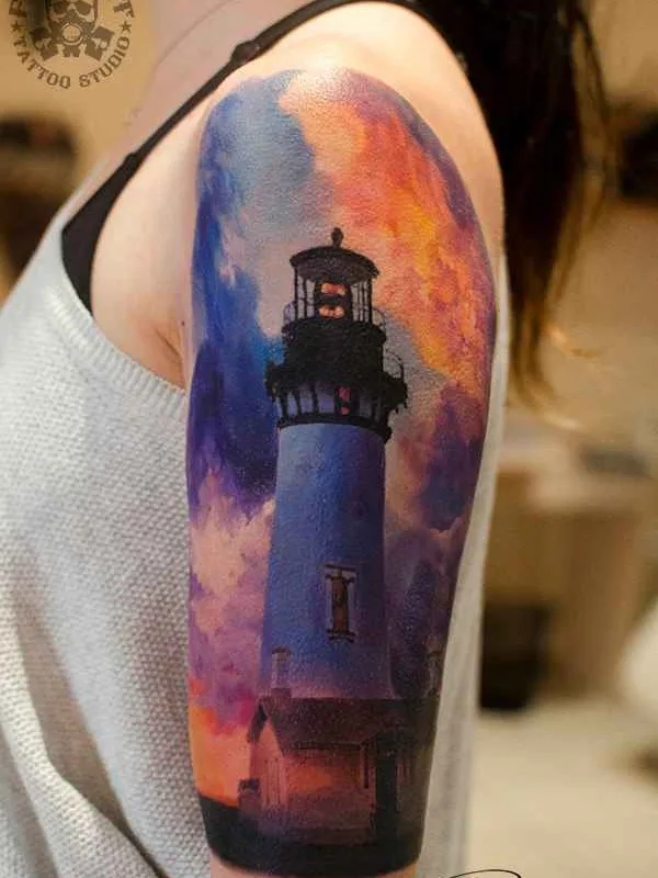 female color realism 纹身 在 full sleeve #7105 | 纹身师 Ольга Григорьева