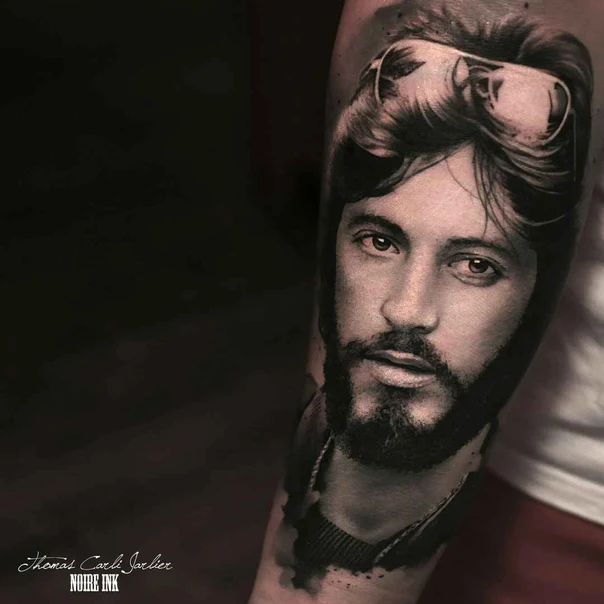 Realism Portrait tattoo on Forearm