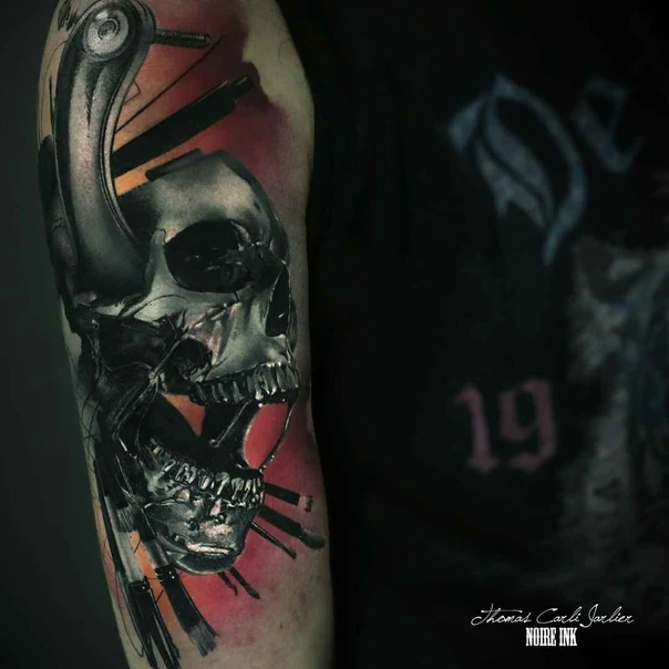Realism Skull tattoo on Forearm