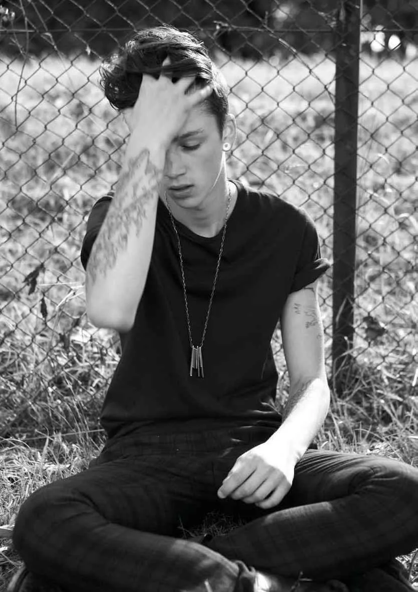 Tattooed model Ashley Ash Stymest , professional male photo model | UK