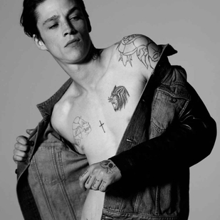 🔥 Горячие фото, портфолио модели  #17140 Тату модель Ash Stymest
