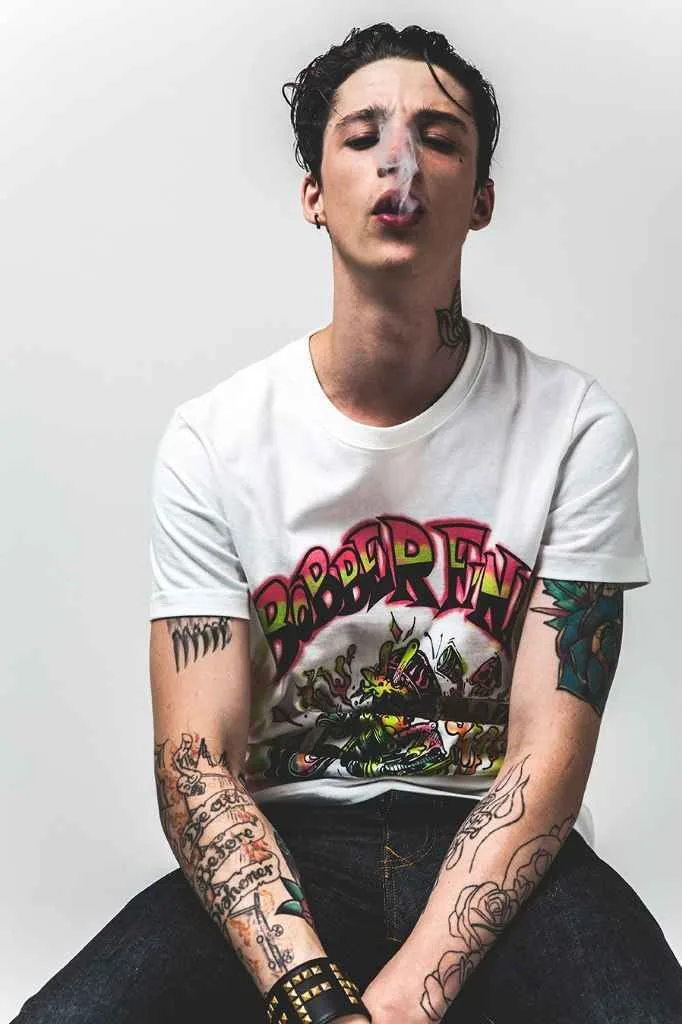 Tattooed model Ashley Ash Stymest , professional male photo model | UK