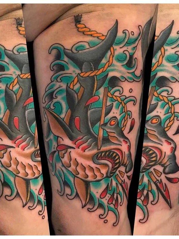 color traditional Tatuagem em forearm #16505 | Tatuador Дмитрий Речной