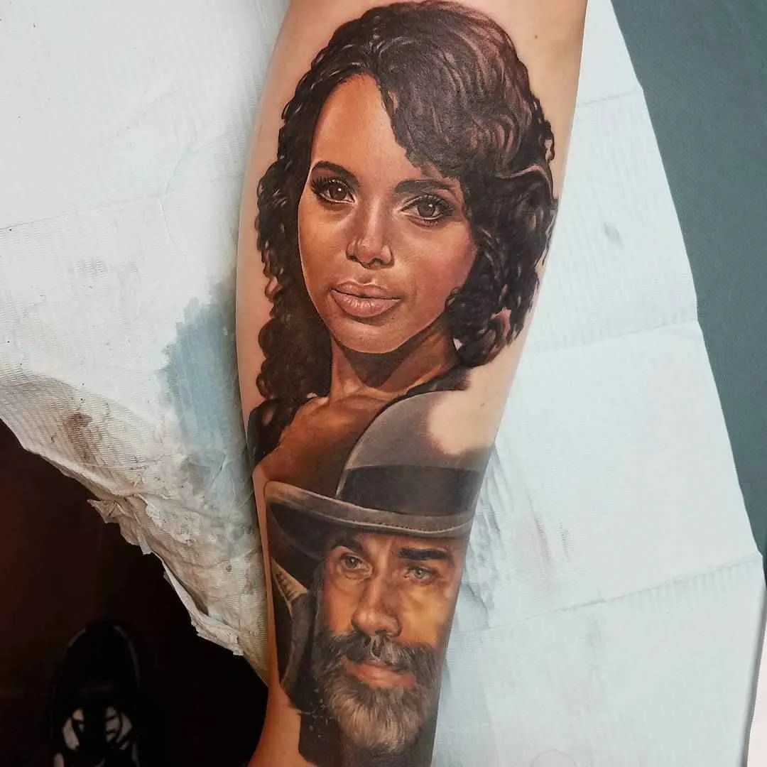 Tattoo artist Sarah Miller color realistic tattoo | USA