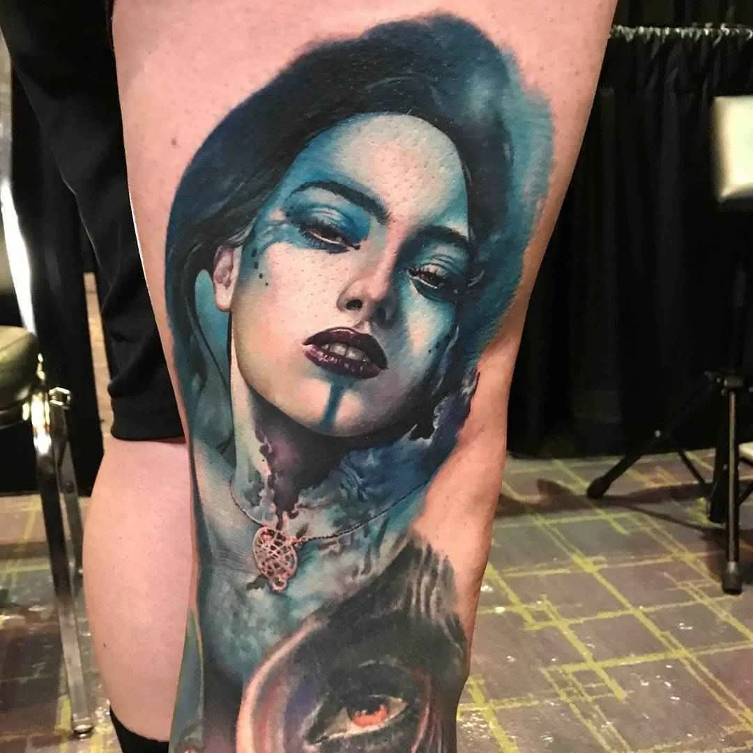 Tattoo artist Sarah Miller color realistic tattoo | USA