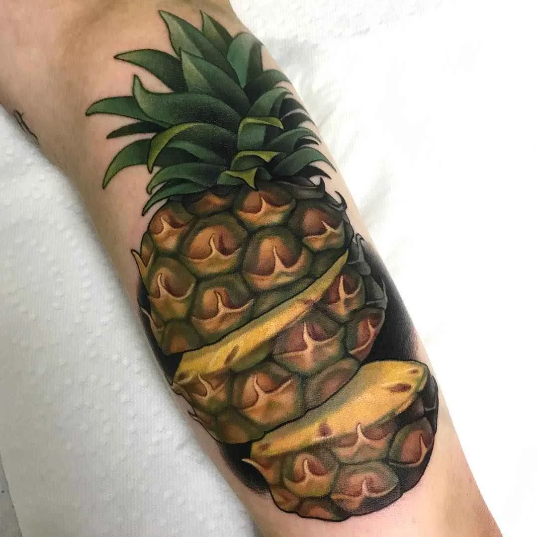 Tattoo artist Aaron Springs , bright color new school tattoos, authors style | USA
